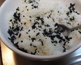 鬼滅の刃　炭治郎風おにぎり作り方3写真
