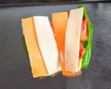 キムチーズ入りピーマンカップの辛肉巻き作り方6写真