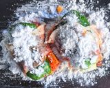 キムチーズ入りピーマンカップの辛肉巻き作り方8写真