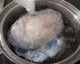 湯煎でやわらかジューシー！簡単 鶏ハム作り方4写真