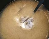 カワハギ頭の味噌汁作り方5写真