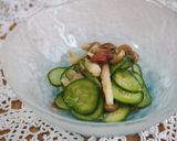 胡瓜としめじのさっぱり！梅和え♪作り方4写真