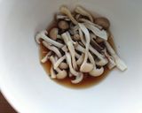 揚げ焼き豆腐♪しめじ沢山麺つゆをかけて作り方3写真