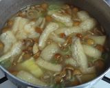 なめことサツマイモの味噌汁♪ホクツル食感作り方5写真