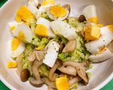 キャベツとキノコのカチョエペペサラダ作り方7写真
