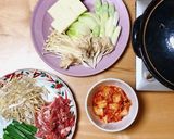 ＊キムチチゲ鍋＊作り方1写真