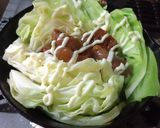 スキレットで作る焼き鳥缶キャベツ焼き作り方5写真