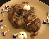 ハロウィンに♡頭蓋骨のミートローフ作り方9写真