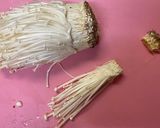 ハロウィンディナー☆えのきでほうき作り方1写真