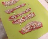 牛薄切りと蓮根で、柔らかサイコロステーキ作り方3写真
