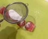 牛薄切りと蓮根で、柔らかサイコロステーキ作り方8写真