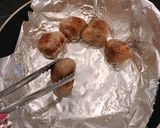 牛薄切りと蓮根で、柔らかサイコロステーキ作り方11写真