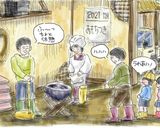 焦がしオキアミのスパゲティ　ししとう添え作り方5写真