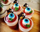 ハロウィン☆眼球（目玉）カルピスゼリー作り方20写真