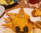 モンスターかぼちゃサラダ　ハロウィンにも作り方13写真