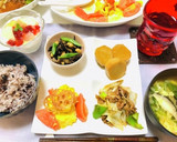簡単小松菜と椎茸と卵のお味噌汁作り方4写真