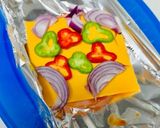 具だけピザ☆ハムのチーズ焼き♪作り方4写真