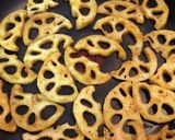 れんこんのカレー焼き作り方4写真