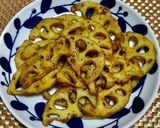 れんこんのカレー焼き作り方5写真