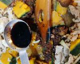 めんつゆでササッ。かぼちゃと豚肉のカレー作り方10写真