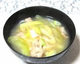 ＊豚肉なすじゃが芋ほっこり味噌汁＊作り方12写真