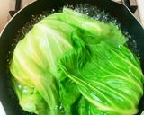 圧力鍋で鶏胸肉のトマトロールキャベツ作り方1写真