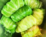 圧力鍋で鶏胸肉のトマトロールキャベツ作り方10写真