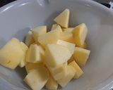 さつまいも とりんごのポークチャップ作り方2写真