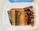 魚の煮物とごぼうの煮物作り方9写真