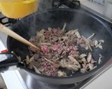 牛肉とごぼうの混ぜごはん作り方3写真