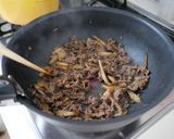 牛肉とごぼうの混ぜごはん作り方4写真