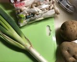 じゃがいもとぶなしめじのガリバタ炒め作り方1写真