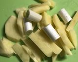 じゃがいもとぶなしめじのガリバタ炒め作り方2写真