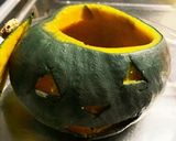 カボチャ丸ごとグラタン作り方2写真