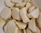 里芋のレンチン胡麻味噌絡め作り方1写真
