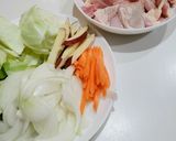 簡単☆チーズタッカルビ☆一人暮らし作り方1写真