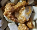 里芋のレンチン胡麻味噌絡め作り方6写真