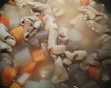 思い出の塩モツ煮込み作り方4写真