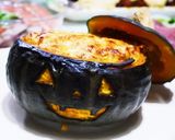 可愛いまるごとかぼちゃグラタン作り方9写真