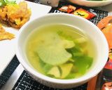 大根と小松菜としめじとハムのスープ作り方2写真