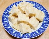 レンジdeもっちりお豆腐蒸しケーキ作り方14写真