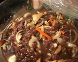 ご飯がススム韓国風牛丼【プルコギ丼】作り方4写真