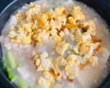 豆腐1丁、幸せに消えます。エビ玉塩あん作り方9写真