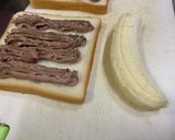 チョコホイップでバナナサンドイッチ作り方3写真