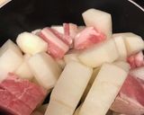 大根と豚バラの炊いたん作り方4写真