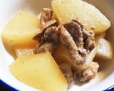 大根と豚バラの炊いたん作り方7写真