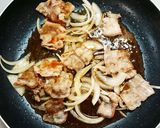 簡単&定番☆とろりコク旨♪生姜焼き丼作り方6写真