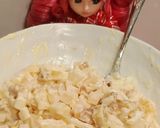 リカちゃん♡焼き芋入りサラダパン風サンド作り方7写真