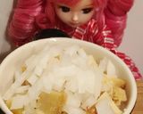 リカちゃん♡焼き芋入りサラダパン風サンド作り方3写真