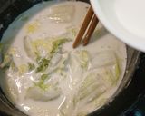 白菜マカロニミルク煮作り方5写真